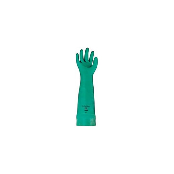 Ansell Chemical Resistant Gloves, 22, Green, 1 PR 117298 - main